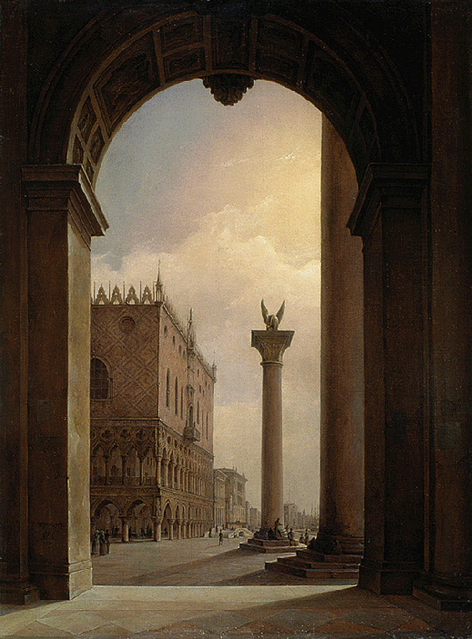 The Doge Palace, vintage artwork by Nikanor Chernetsov, A3 (16x12") Poster Print