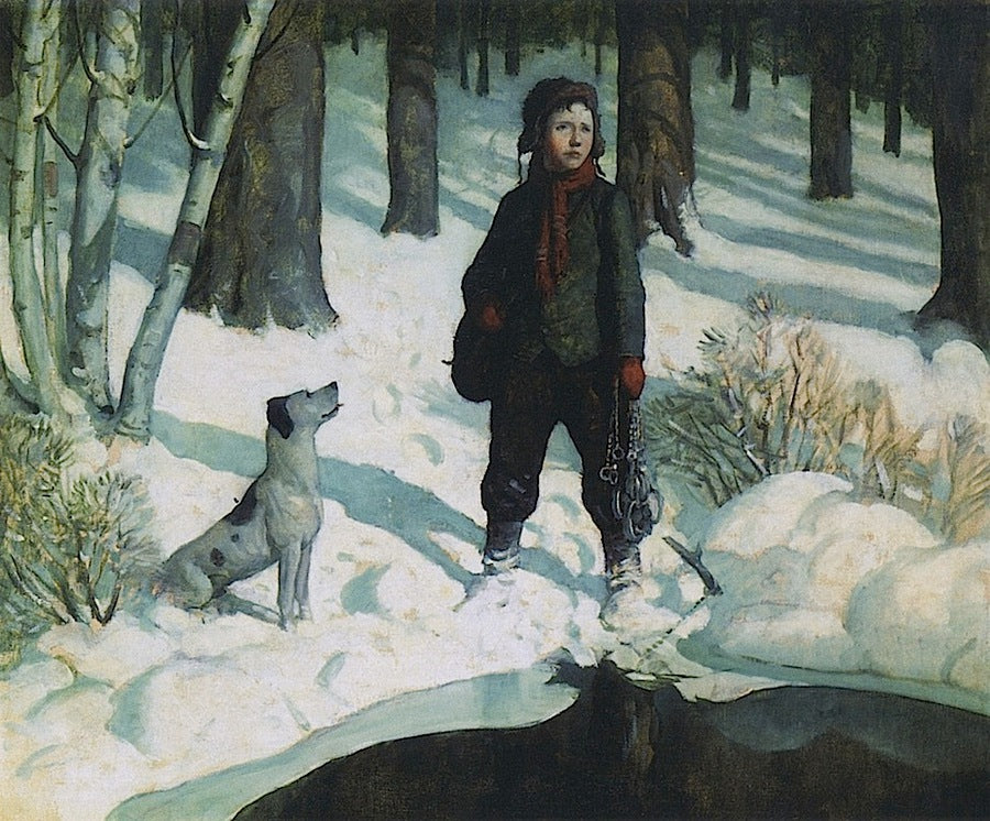 es to is Personality as a Man by Newell Convers (N.C.) Wyeth,16x12(A3) Poster