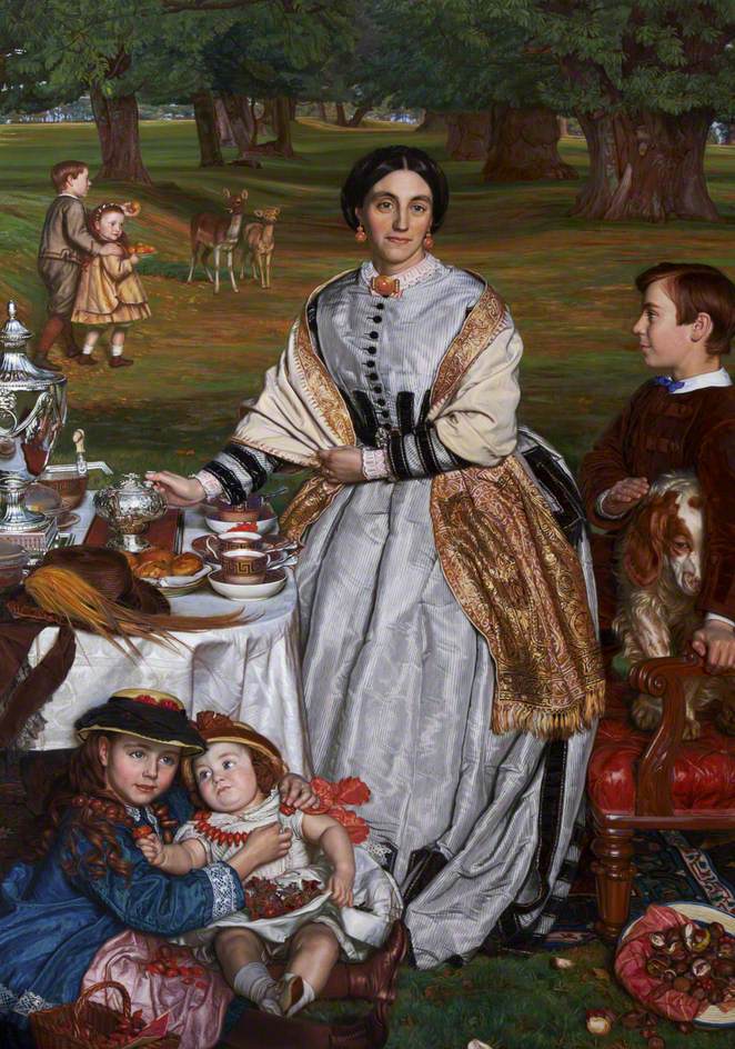 The Children's Holiday, vintage artwork by William Holman Hunt, 12x8" (A4) Poster