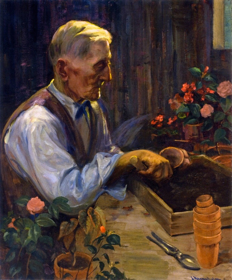 The English Gardener by Jean Mannheim,A3(16x12")Poster