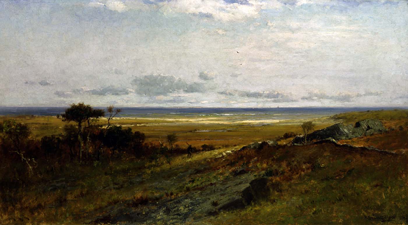 Near the Ocean, vintage artwork by Robert Swain Gifford, 12x8" (A4) Poster