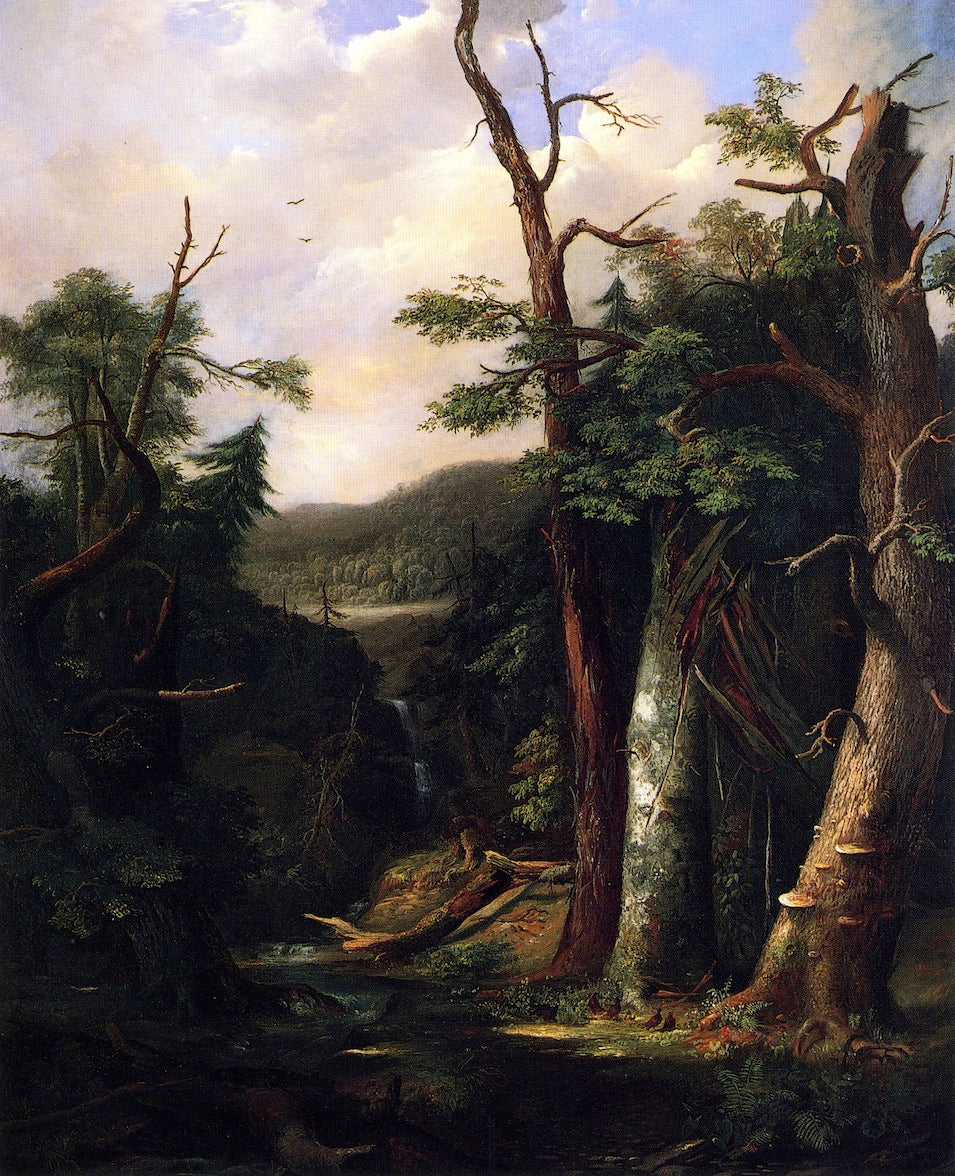 Western Forest, vintage artwork by Robert Seldon Duncanson, 12x8" (A4) Poster
