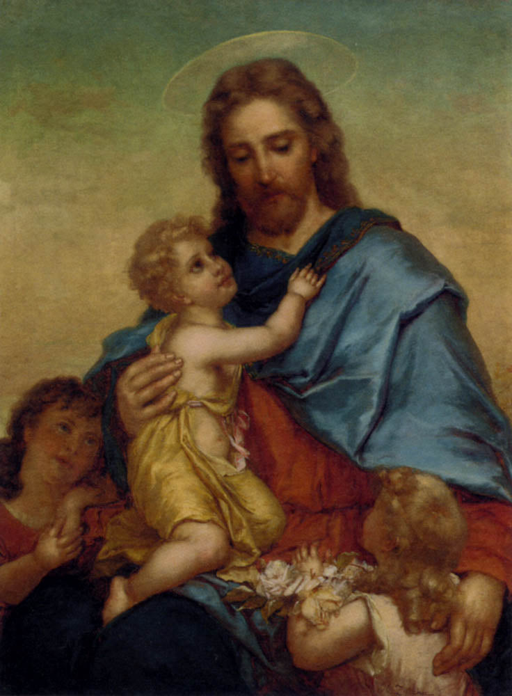 Divinity and Innocence by Hans Zatzka,A3(16x12")Poster