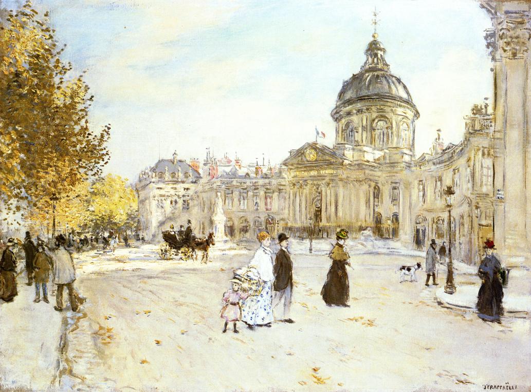 The Institute by Jean-Franaois Raffaëlli,A3(16x12")Poster