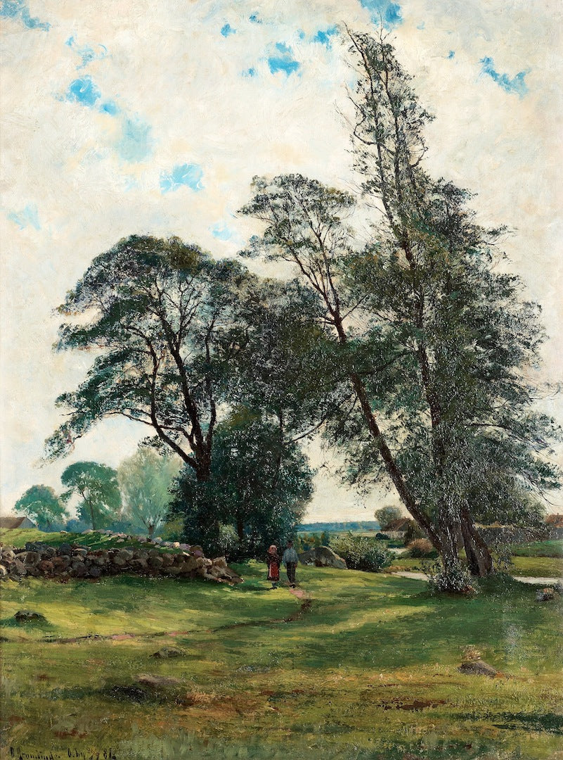 Summer Pasture by Olof Krumlinde,A3(16x12")Poster