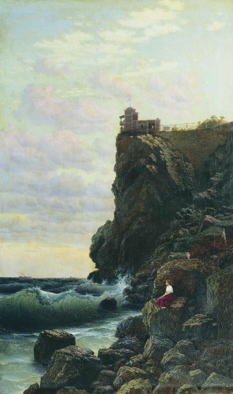 The Stork's Nest, vintage artwork by Gavriil Kondratenko, 12x8" (A4) Poster