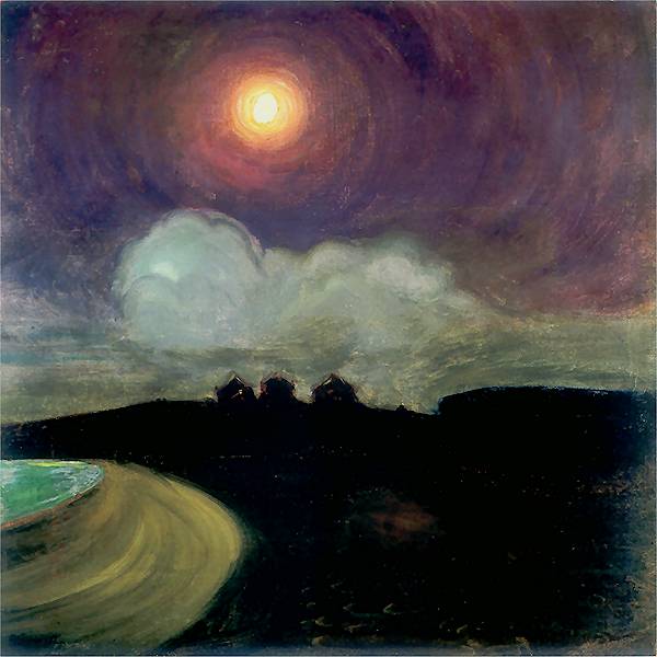 Moon by Gustav Gwozdecki,16x12(A3) Poster