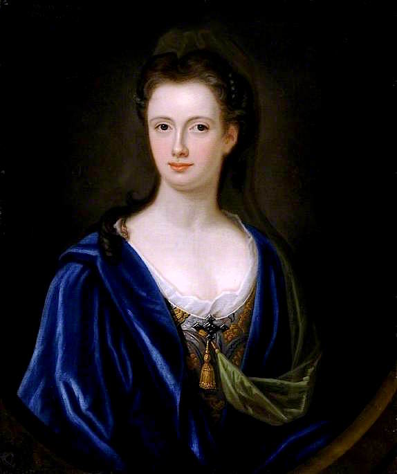 Amy Clifford, Wife of Cuthbert Constable, vintage artwork by Attributed to James Fellowes, 12x8" (A4) Poster