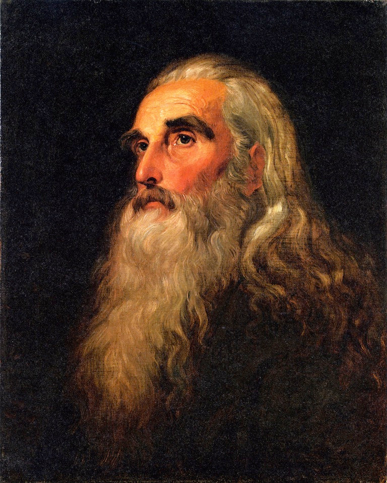 Roman Head, vintage artwork by Asher Brown Durand, A3 (16x12") Poster Print