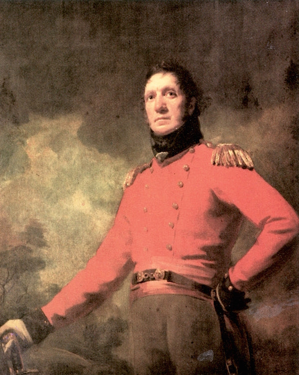 Colonel Francis James Scott, vintage artwork by Sir Henry Raeburn, R.A., P.R.S.A., 12x8" (A4) Poster