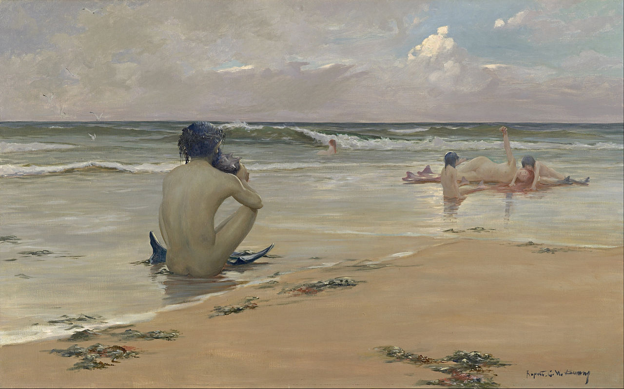 Sea Idyll by Rupert Bunny,A3(16x12")Poster