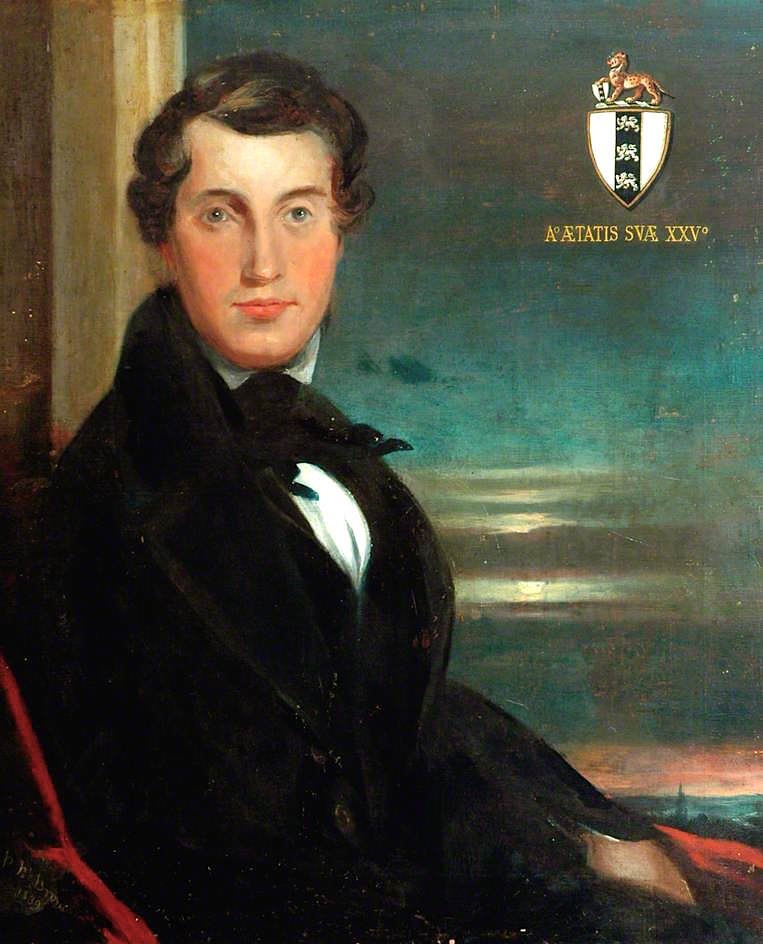 Robert Taylor of Stanbury, vintage artwork by Patrick Branwell Brontë, A3 (16x12") Poster Print