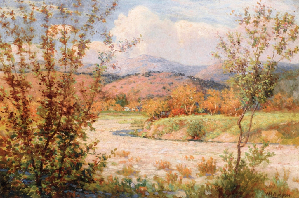California Dry Wash, vintage artwork by William Lees Judson, 12x8" (A4) Poster