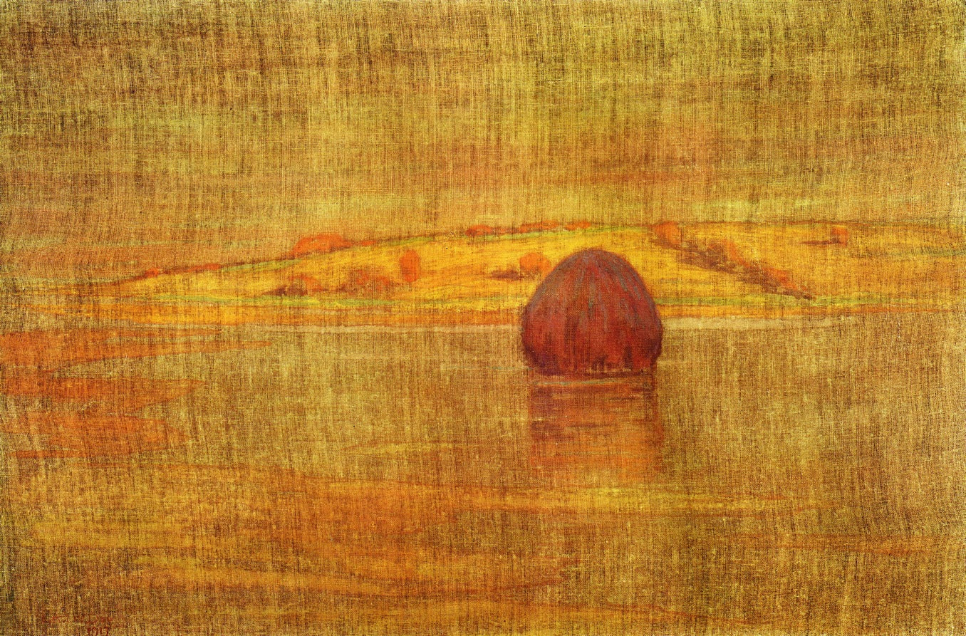 Haystack in an Ipswich Marsh by Arthur Wesley Dow,A3(16x12")Poster