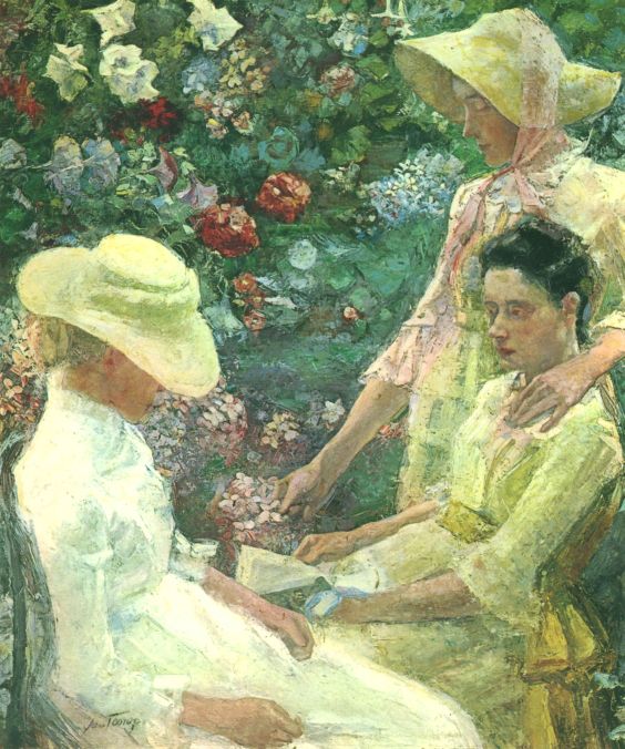 Trio fleuri by Jan Toorop,A3(16x12")Poster