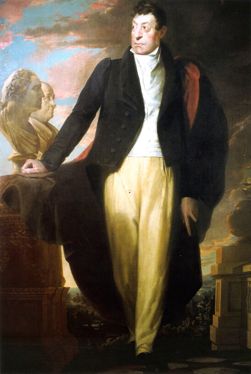 The Marquis de Lafayette, vintage artwork by Samuel Morse, A3 (16x12") Poster Print