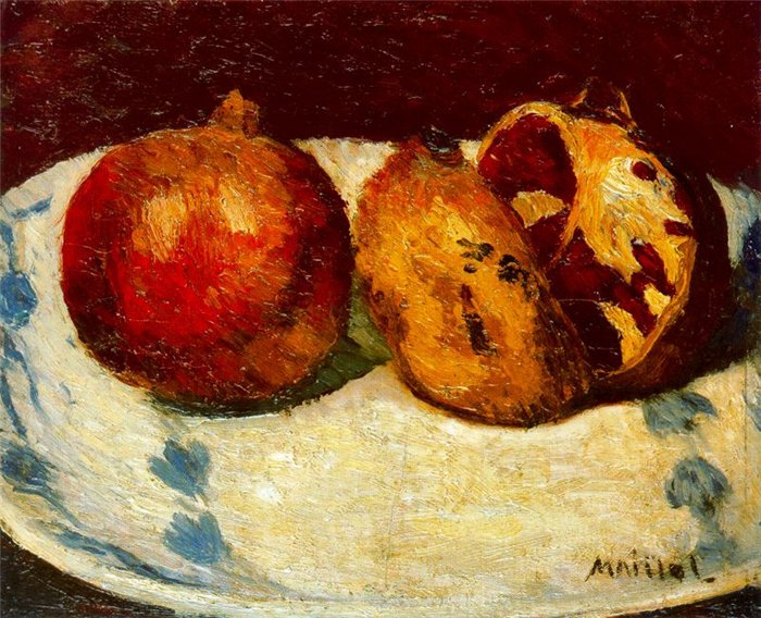 The Pomegranates by Aristide Maillol,A3(16x12")Poster