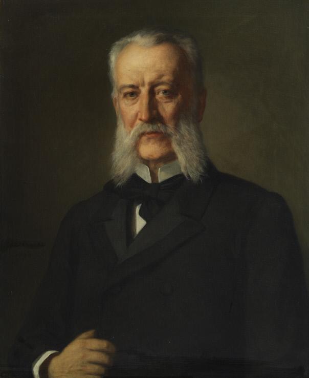 Dr. Joseph Alexander Freiherr von Helfert, vintage artwork by Christian Griepenkerl, 12x8" (A4) Poster