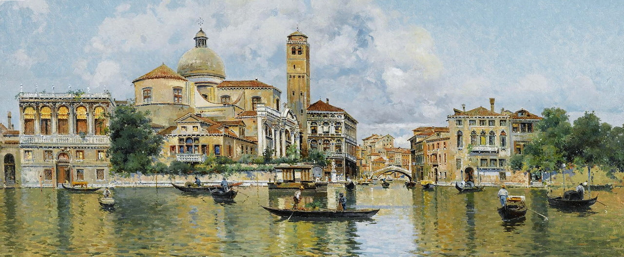 Geremia and Palazzo Labia by Antonio Maria de Reyna Manescau,A3(16x12")Poster