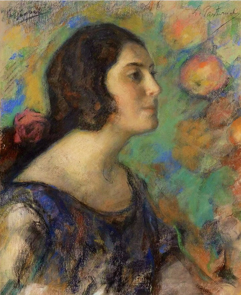 Portrait of Judith Spat by Leonid Osipovich Pasternak,A3(16x12")Poster