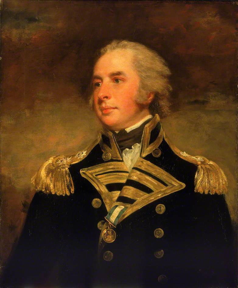 Lord Hugh Seymour (1759-1801), vintage artwork by John Hoppner, 12x8" (A4) Poster