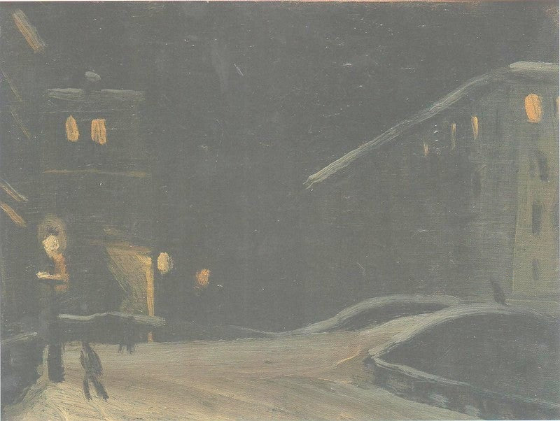 Night in Leningrad by Vladimir Grinberg,16x12(A3) Poster