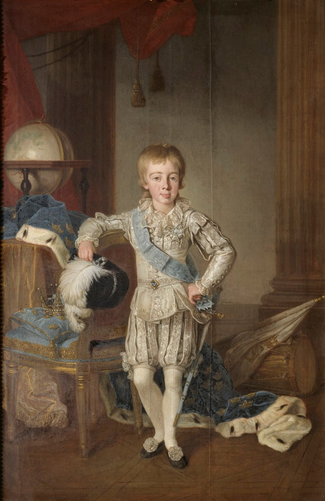 Portrait of Gustaf IV Adolf of Sweden, vintage artwork by Per Krafft the Elder, 12x8" (A4) Poster