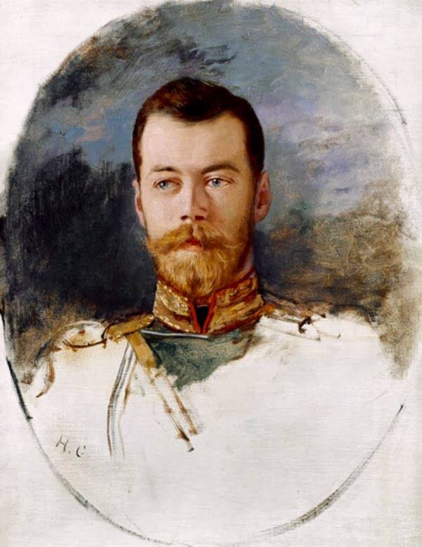 Study for a portrait of Tsar Nicholas II by Henri Gervex,A3(16x12")Poster
