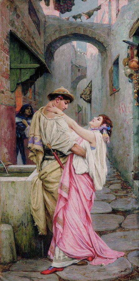 Messalina, vintage artwork by Pavel Svedomsky, 12x8" (A4) Poster