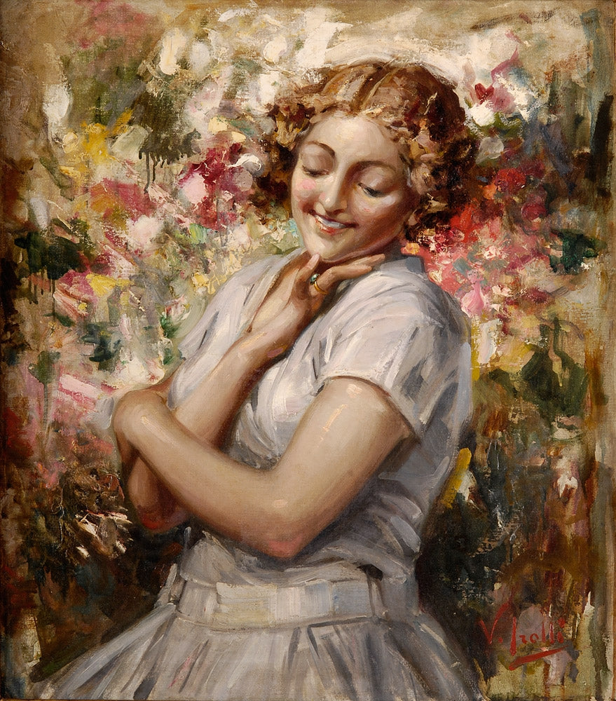 Engagement Ring, vintage artwork by Vincenzo Irolli, 12x8" (A4) Poster