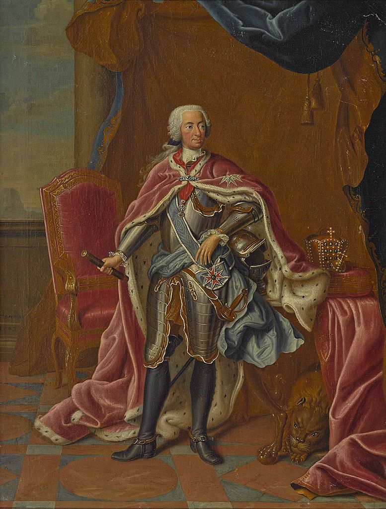 Kaiser Karl VII, vintage artwork by Peter Jacob Horemans, 12x8" (A4) Poster