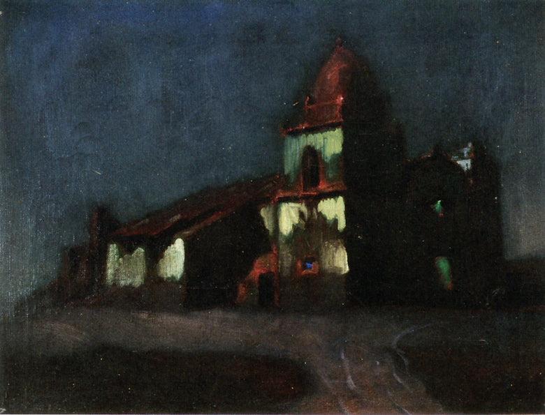 Carmel Mission before Restoration by Charles Rollo Peters,A3(16x12")Poster