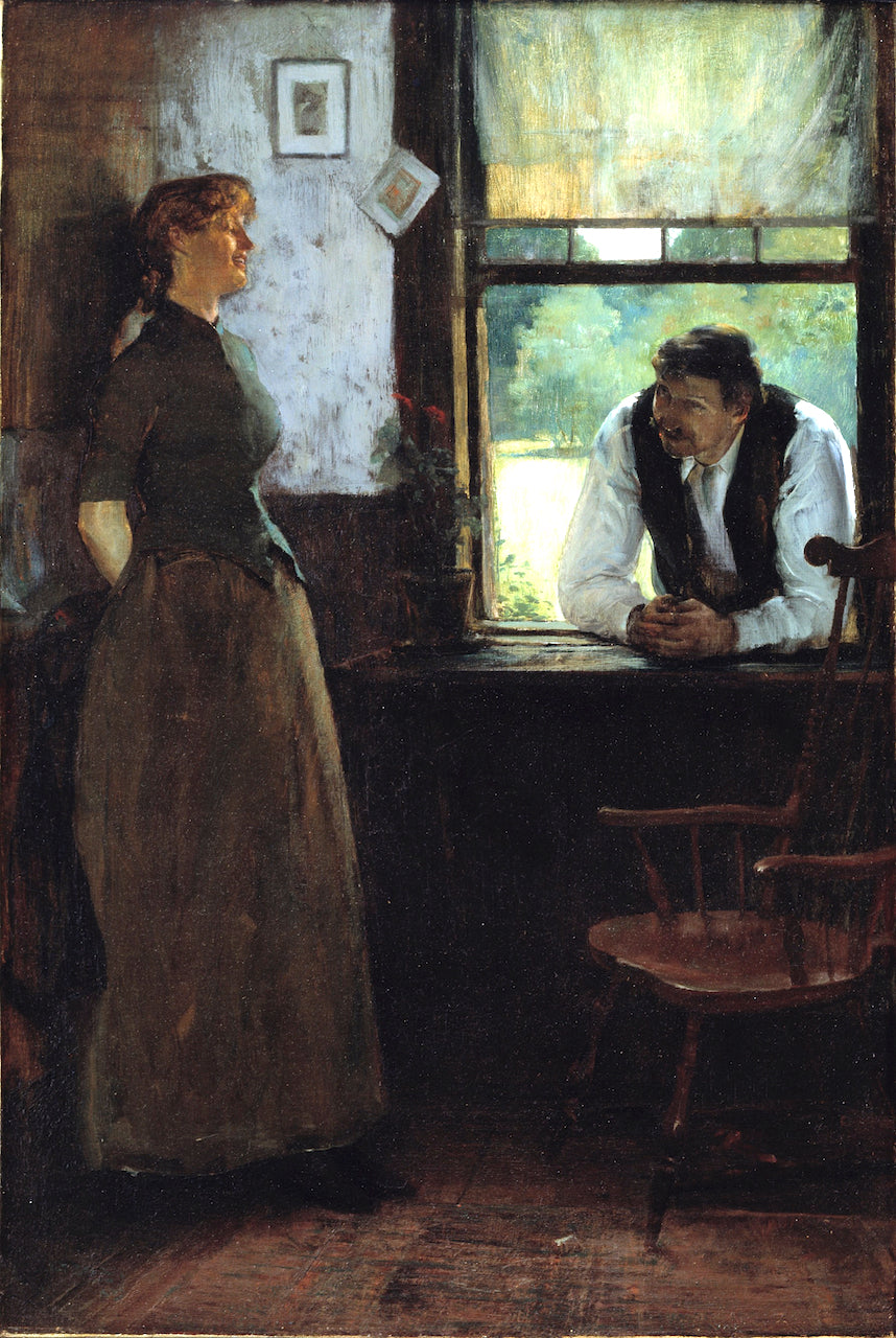 One Day in June, vintage artwork by William Thomas Smedley, 12x8" (A4) Poster