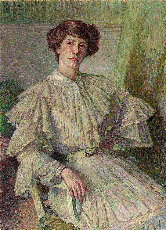 Portrait de Madame M.H by Georges Lacombe,A3(16x12")Poster