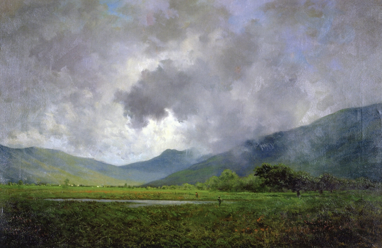 April Showers, Napa Valley, vintage artwork by Jules Tavernier, 12x8" (A4) Poster