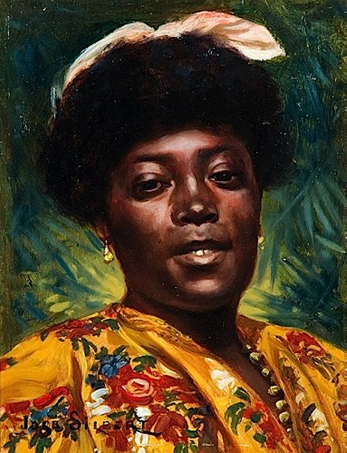 Jeune Mauresque by Jose Silbert,A3(16x12")Poster