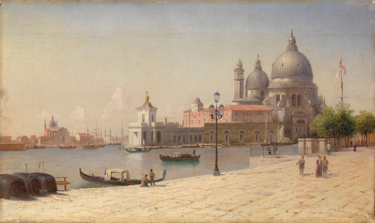 View of Santa Maria della Salute by Gavriil Kondratenko,A3(16x12")Poster