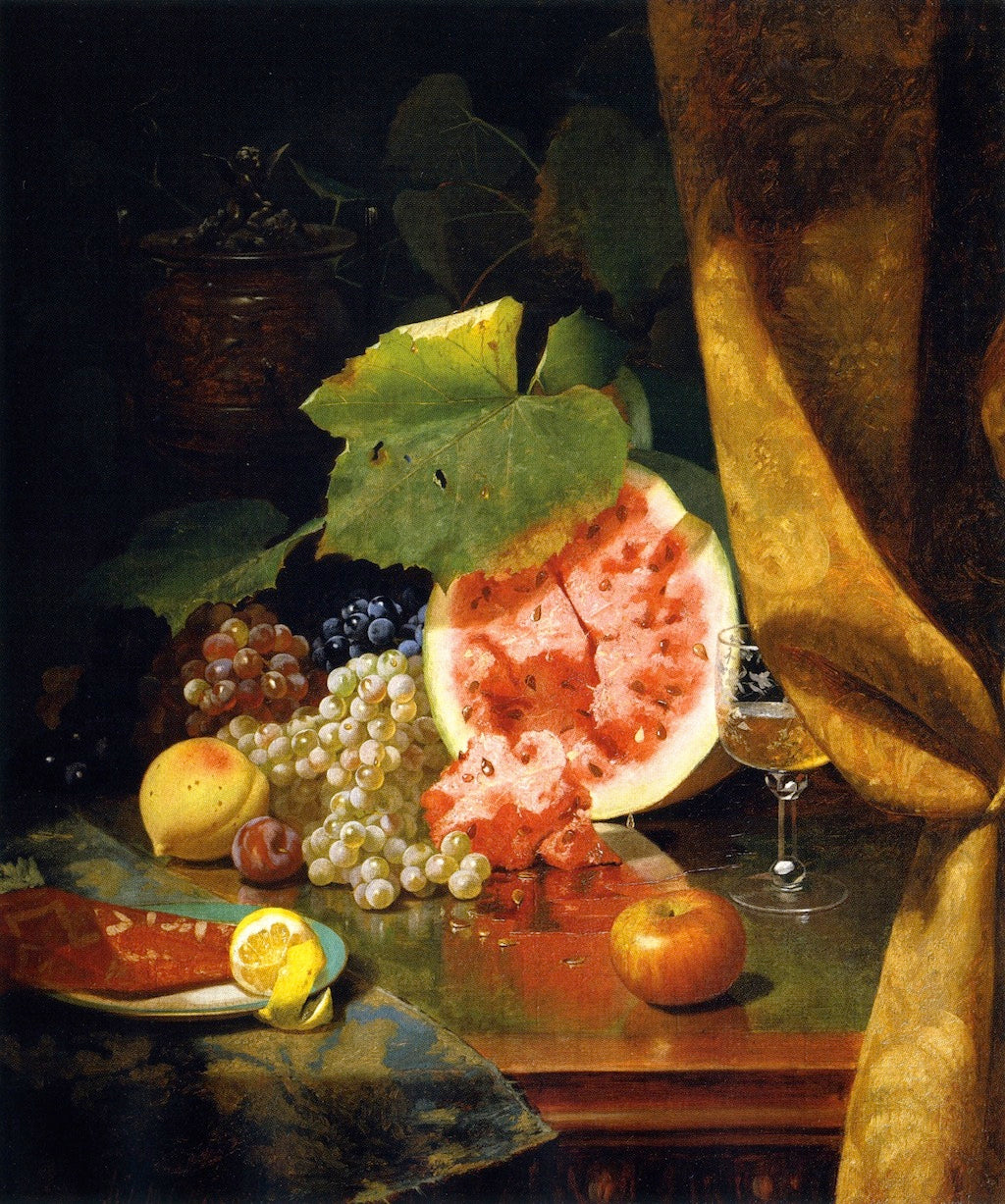 Autumn Fruit, vintage artwork by William Merritt Chase, 12x8" (A4) Poster