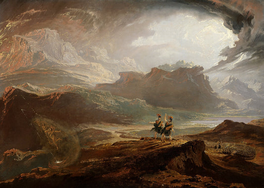 Macbeth, vintage artwork by John Martin, 12x8" (A4) Poster
