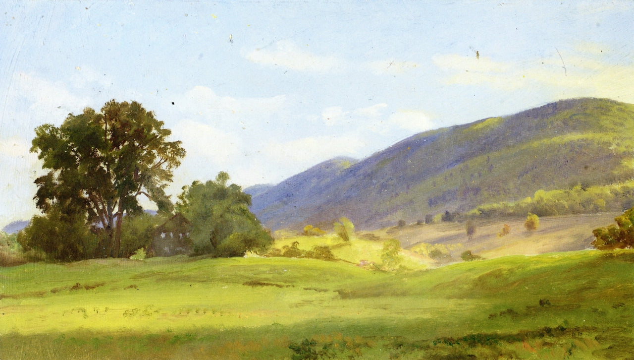 Canaan, Connecticut, vintage artwork by William Trost Richards, 12x8" (A4) Poster