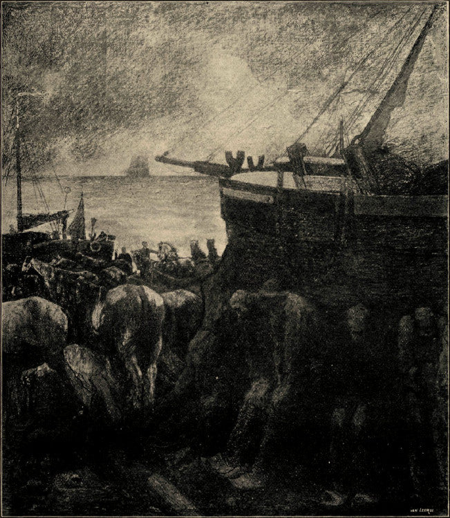 Transport of a boat by Jan Toorop,A3(16x12")Poster
