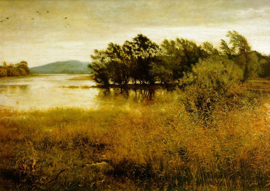 Chill October, vintage artwork by Sir John Everett Millais, 12x8" (A4) Poster