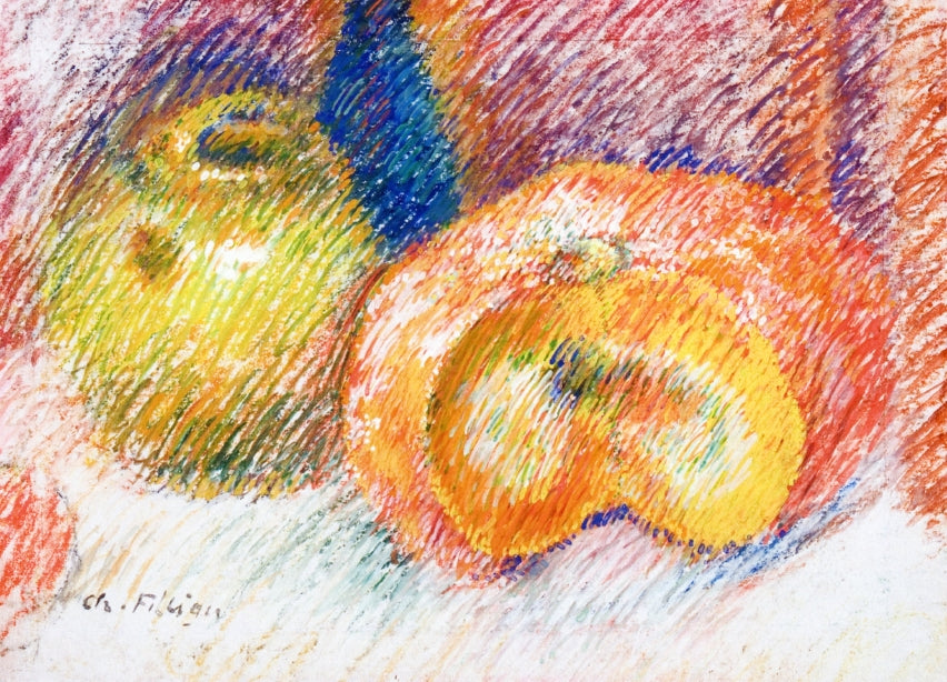 Still Life with Pot and Pumpkin by Charles Filiger,A3(16x12")Poster