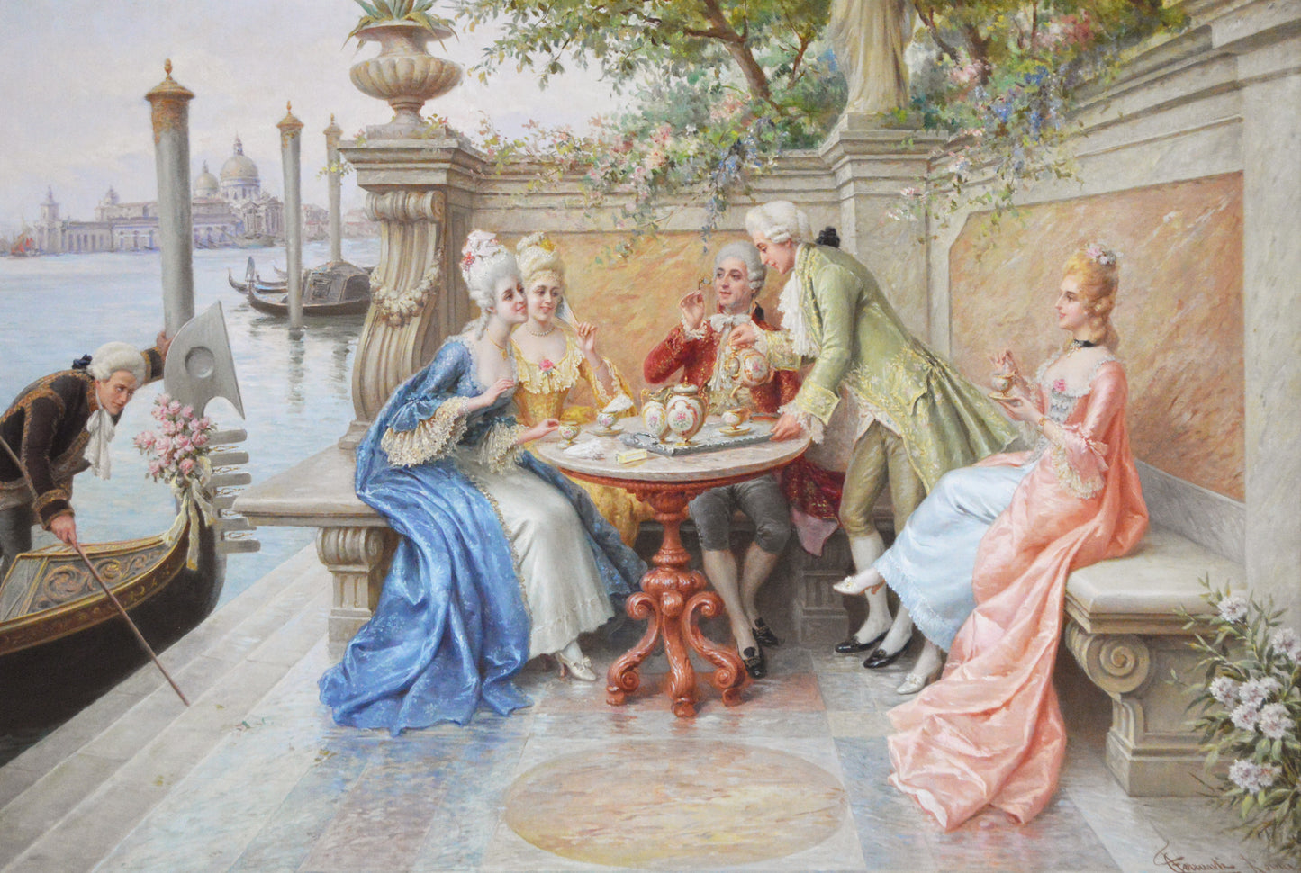 High Society, vintage artwork by Carlo Ferranti, 12x8" (A4) Poster