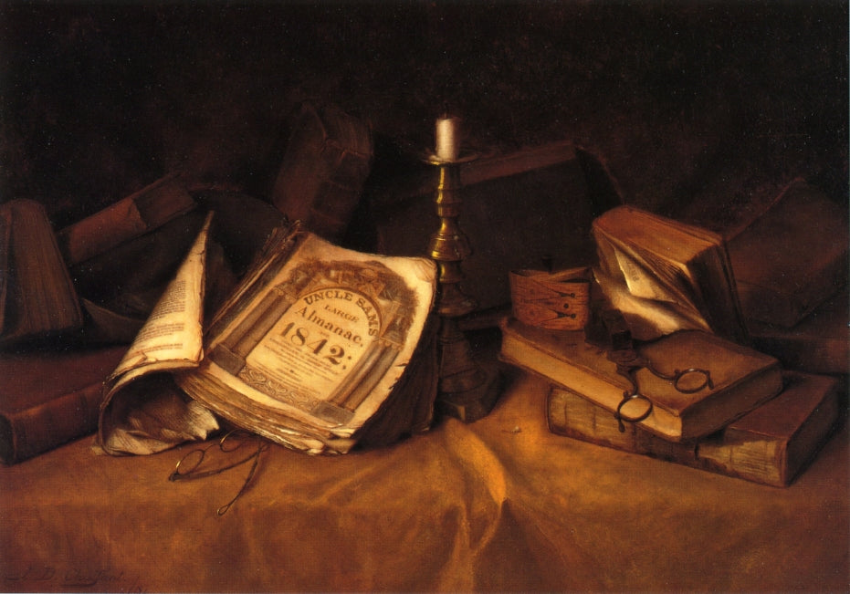 The Old Almanac by Jefferson David Chalfant,A3(16x12")Poster