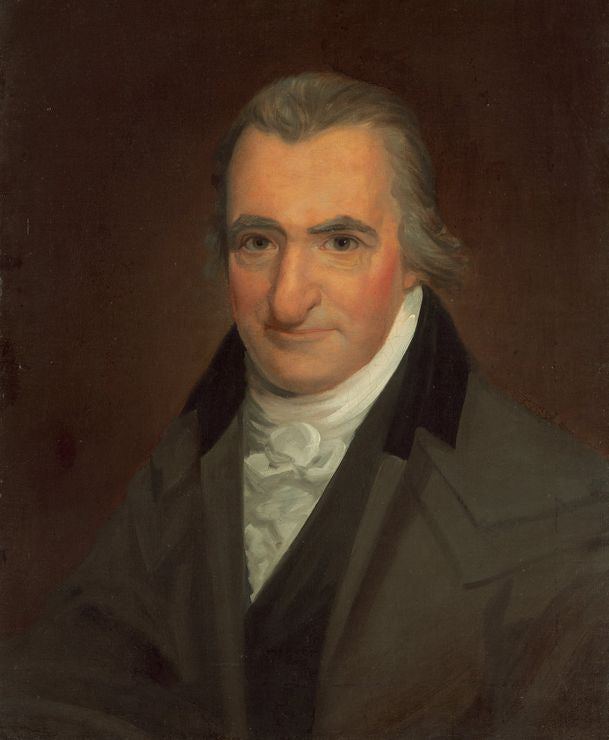 Thomas Paine, vintage artwork by John Wesley Jarvis, 12x8" (A4) Poster