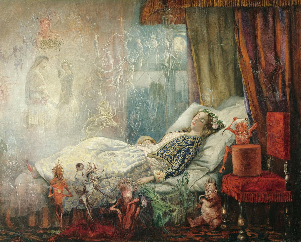 The stuff dreams are made of, vintage artwork by John Anster Christian Fitzgerald, A3 (16x12") Poster Print
