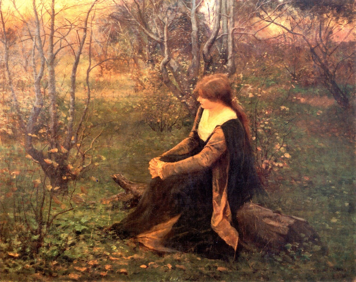 Autumn Memories by Frederick McCubbin,A3(16x12")Poster