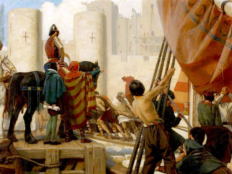 lding the Great Keep of Bristol Castle, 1116 by Ernest Board,16x12(A3) Poster