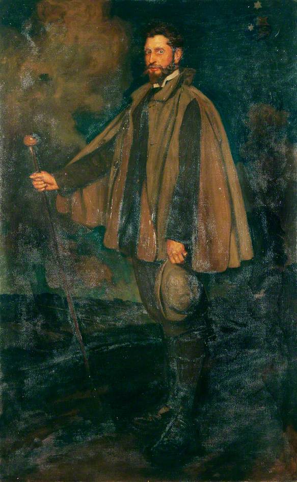 Sir Henry Rider Haggard by Maurice William Greiffenhagen,A3(16x12")Poster